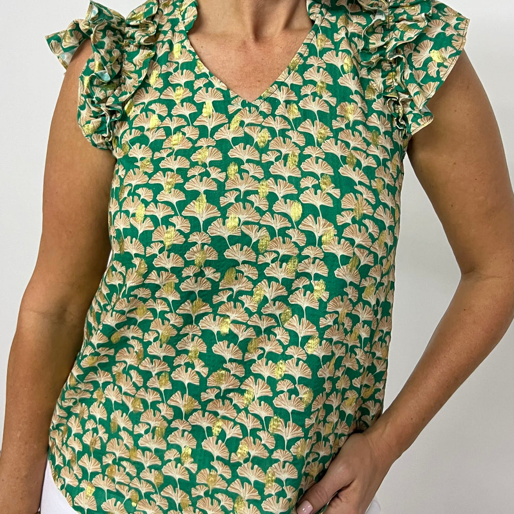 
                  
                    GiGi Ginkgo Leaf Top - FINAL SALE
                  
                