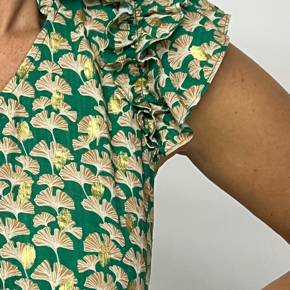 GiGi Ginkgo Leaf Top - FINAL SALE