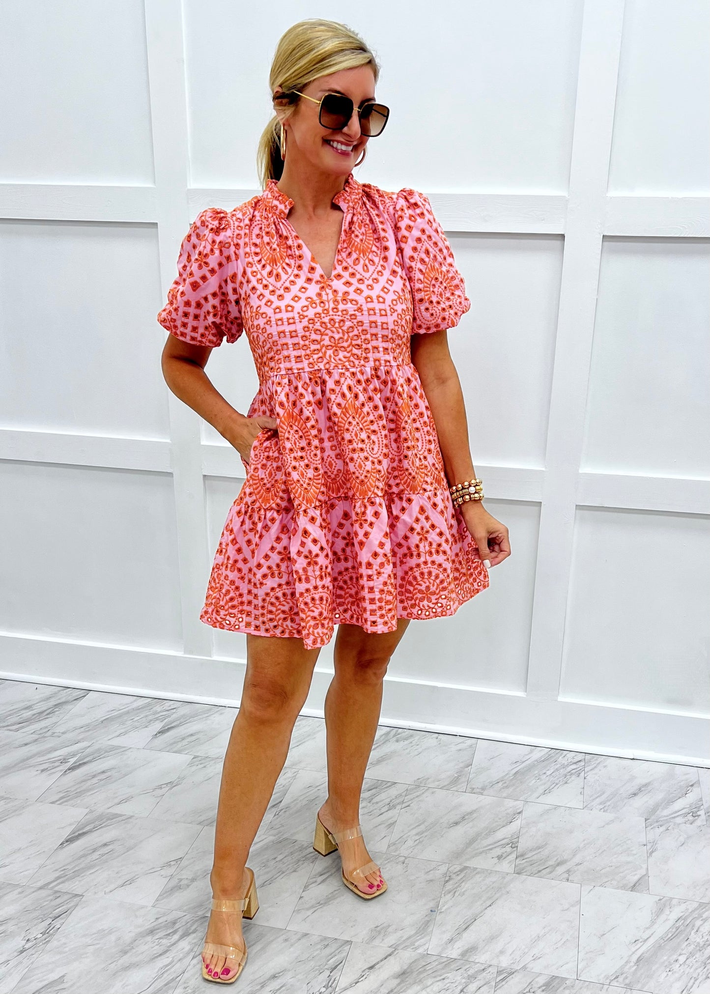 Pink Sands Eyelet Dress Pink Sands Eyelet Dress
