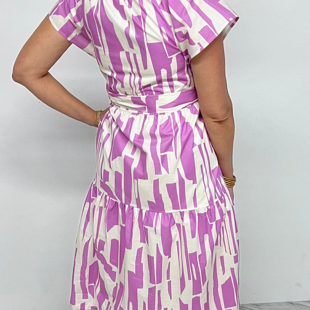 
                  
                    Frankie Print Tie Waist Dress- FINAL SALE
                  
                