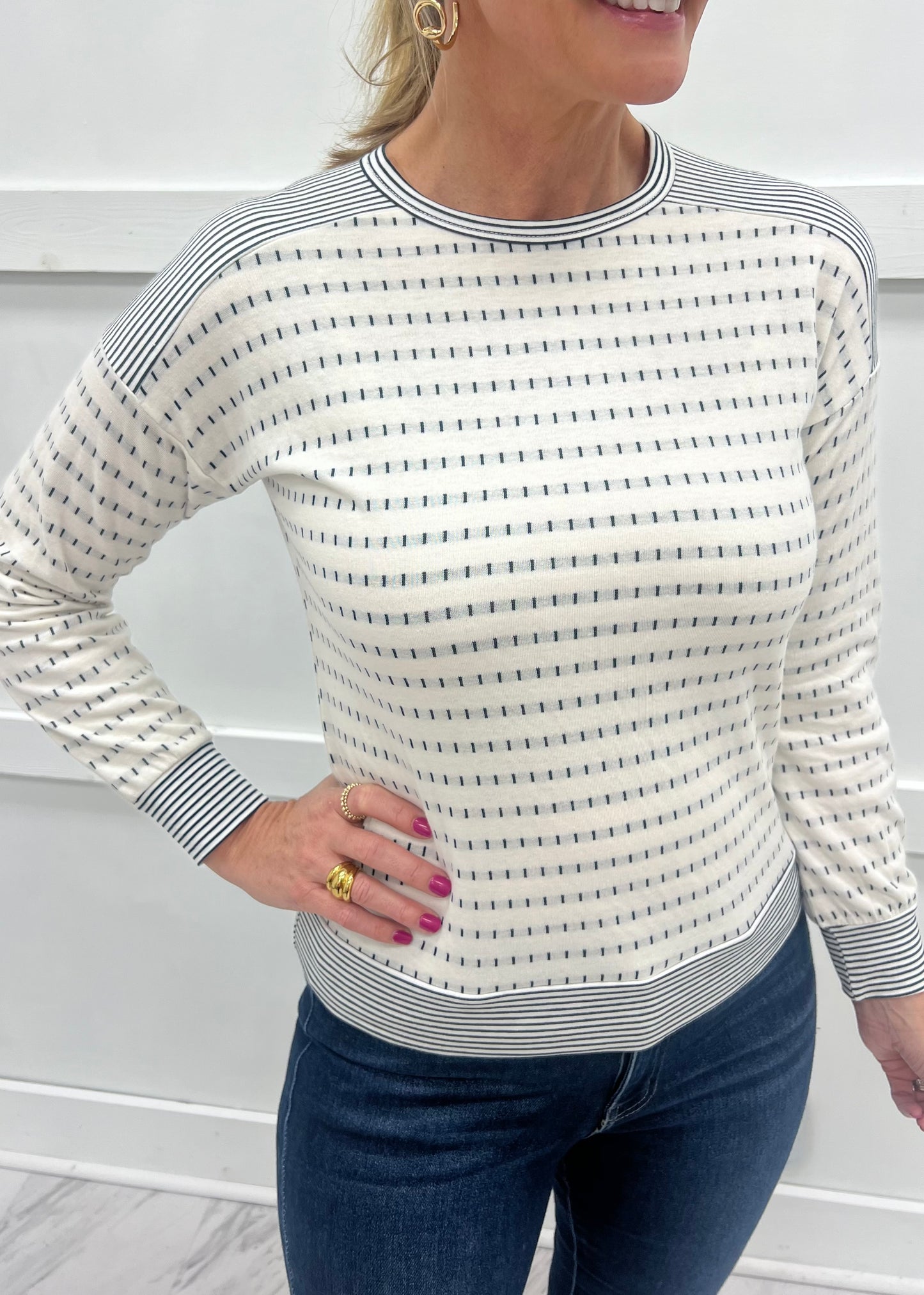 Phoenix Dotted Line Top