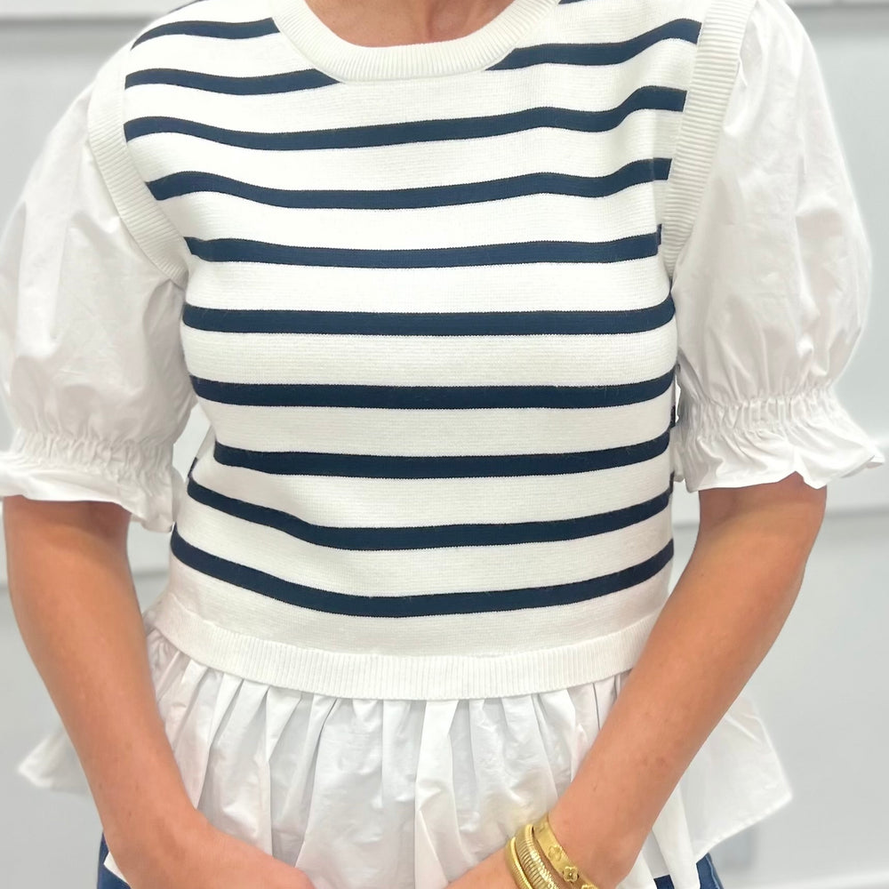
                  
                    Sissy Stripe Sweater Top
                  
                