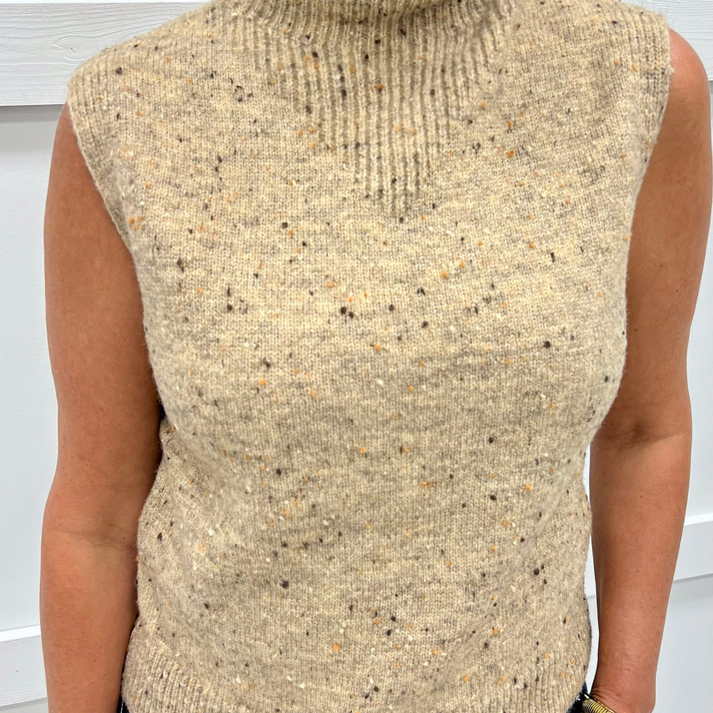 First Class Sleeveless Sweater