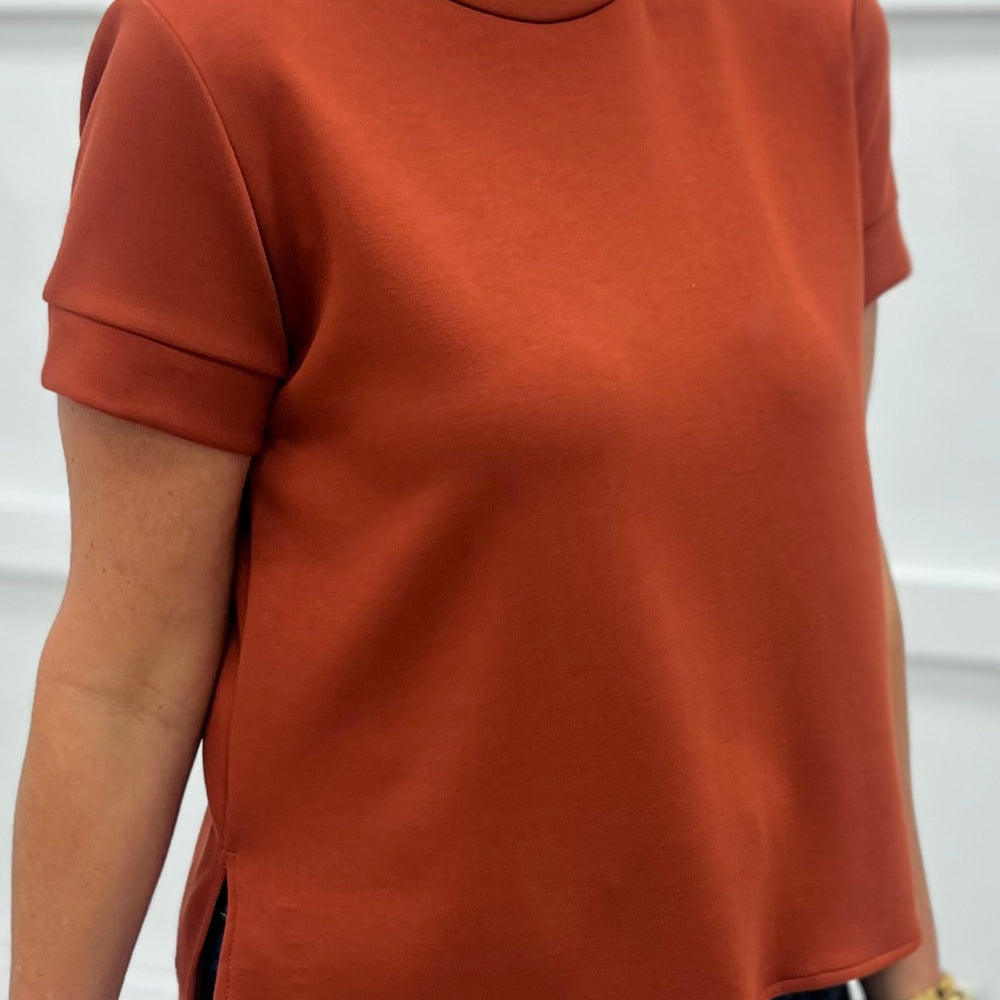 
                  
                    Gal On The Go Scuba Top (Rust)
                  
                
