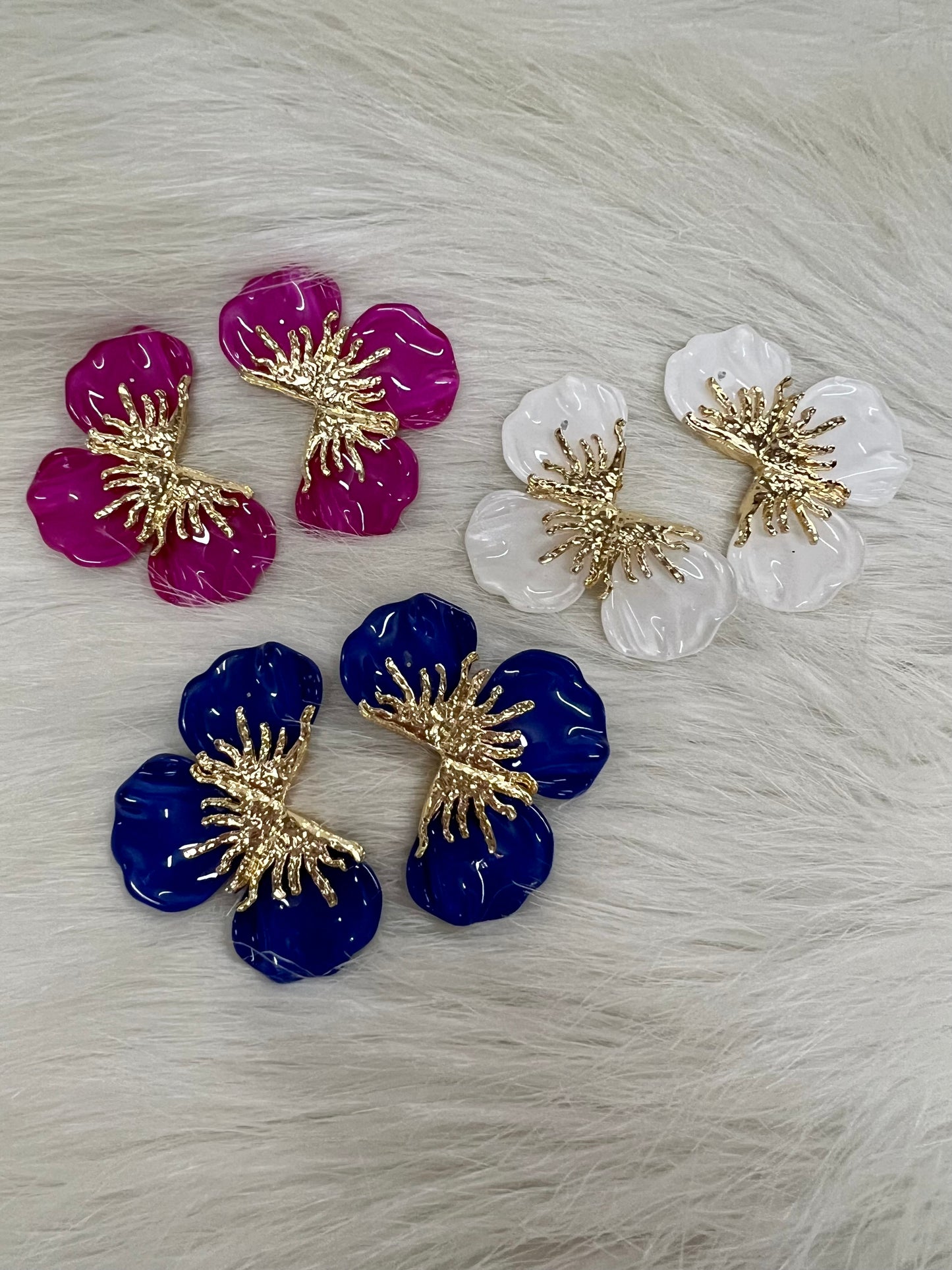 Fiona Flower Earrings