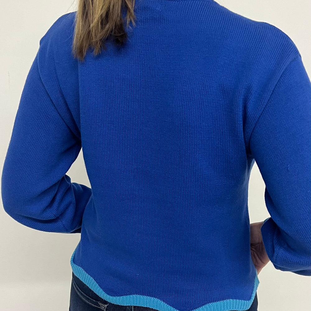 
                  
                    Macie Scallop Sweater (Blue)
                  
                