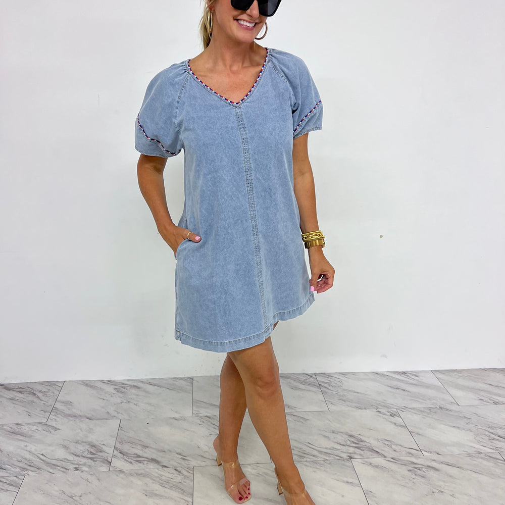 American Summer Denim Dress