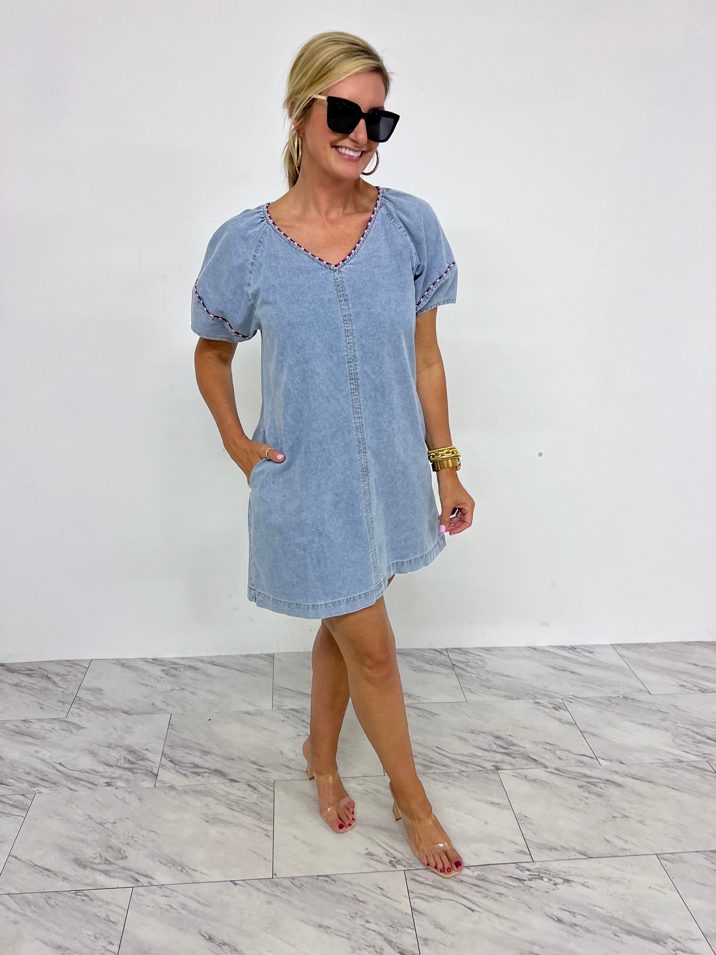 American Summer Denim Dress
