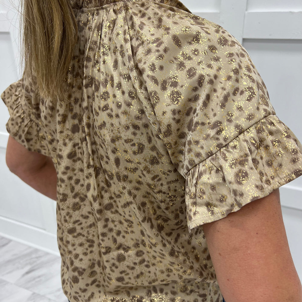 
                  
                    Athena Shimmer Leopard Top
                  
                