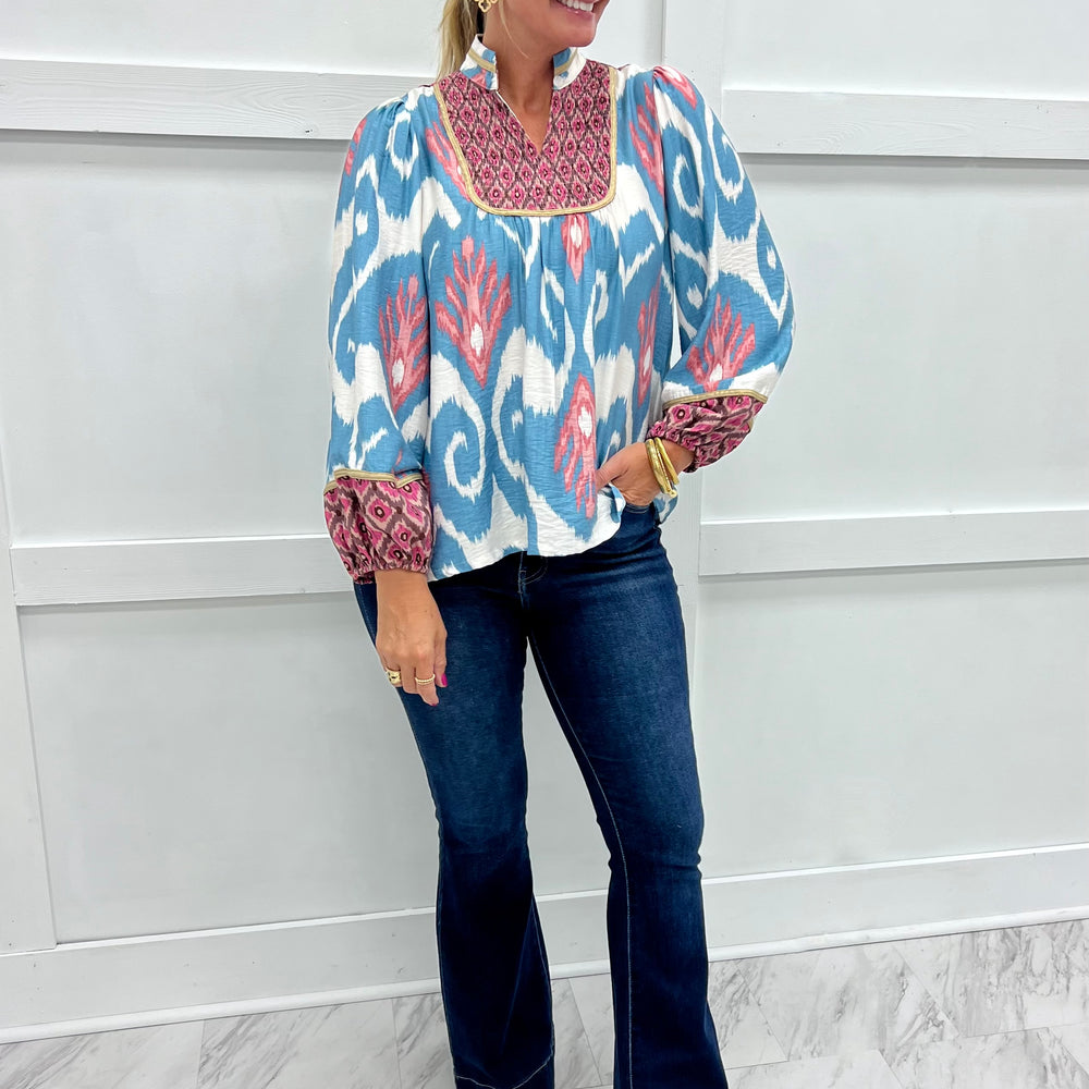 GiGi Mix Print Top