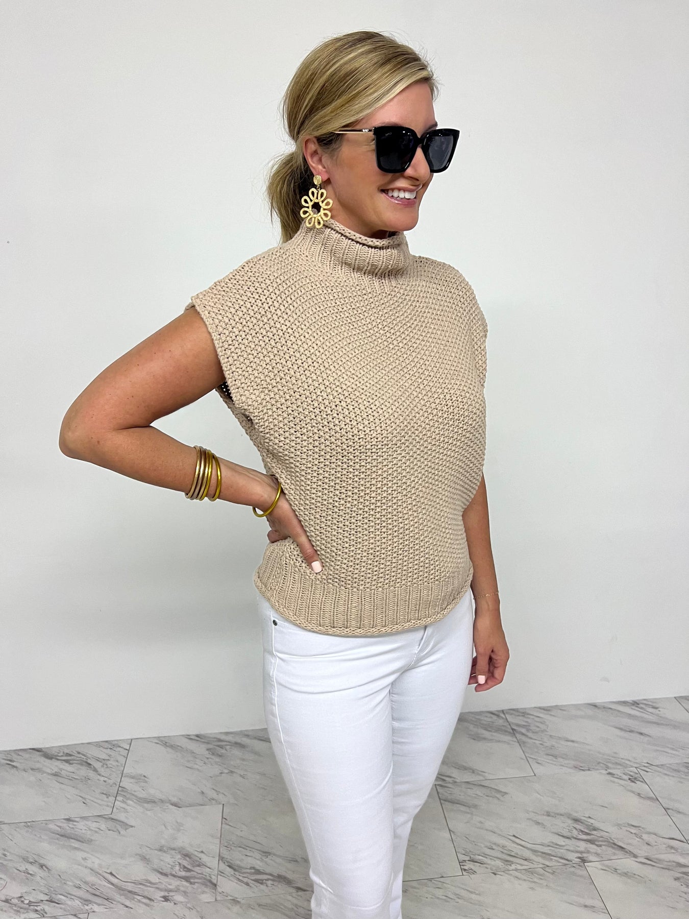 Short sleeve cheap light sweater