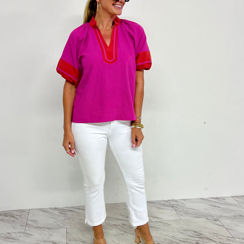 
                  
                    Adora V.Neck + Textured Top
                  
                