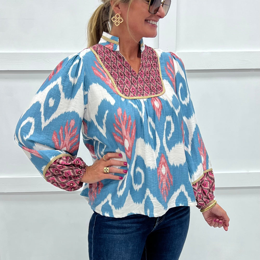 
                  
                    GiGi Mix Print Top
                  
                
