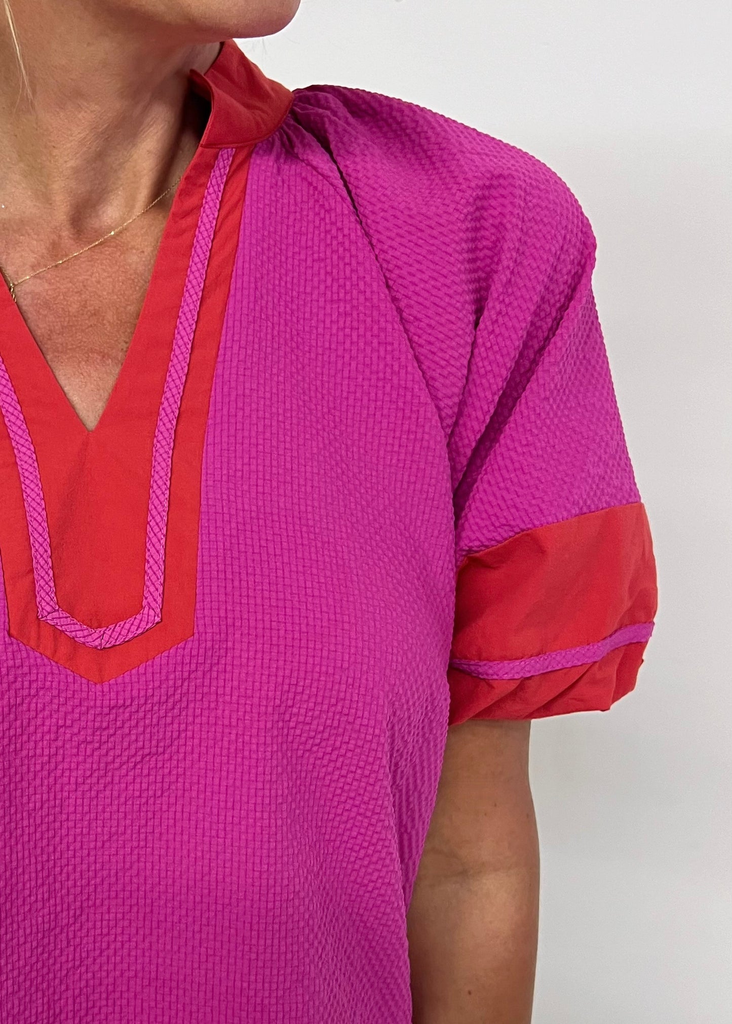 Adora V.Neck + Textured Top