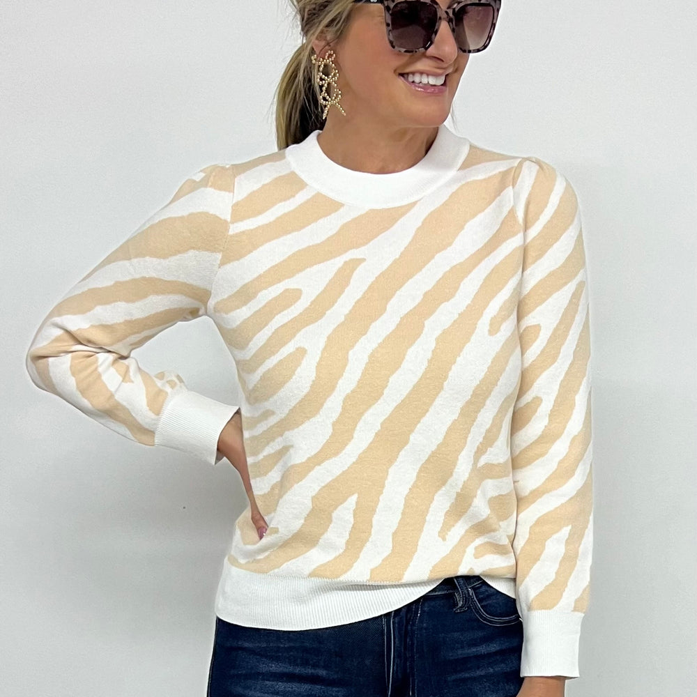 Zahara Zebra Sweater