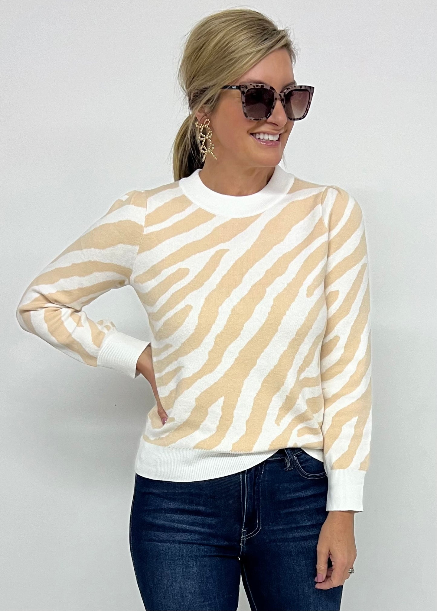 Zahara Zebra Sweater