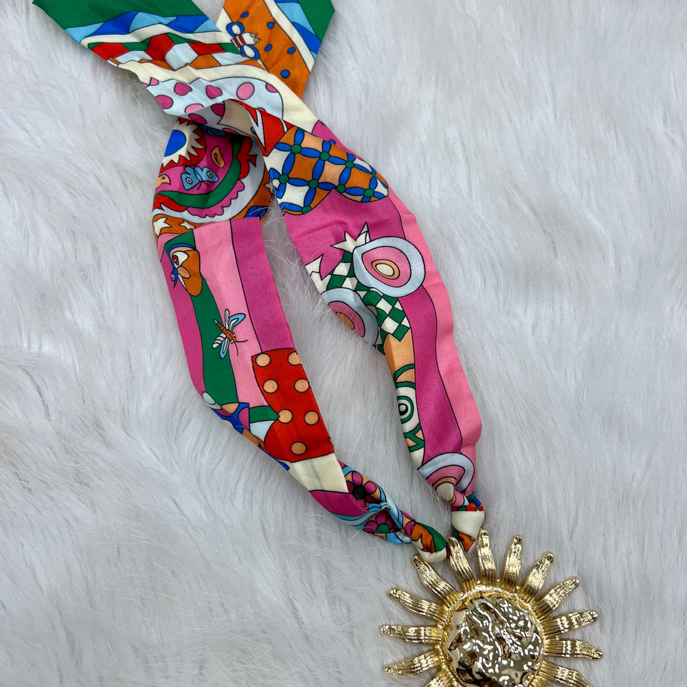 Sunbeam Scarf Necklace