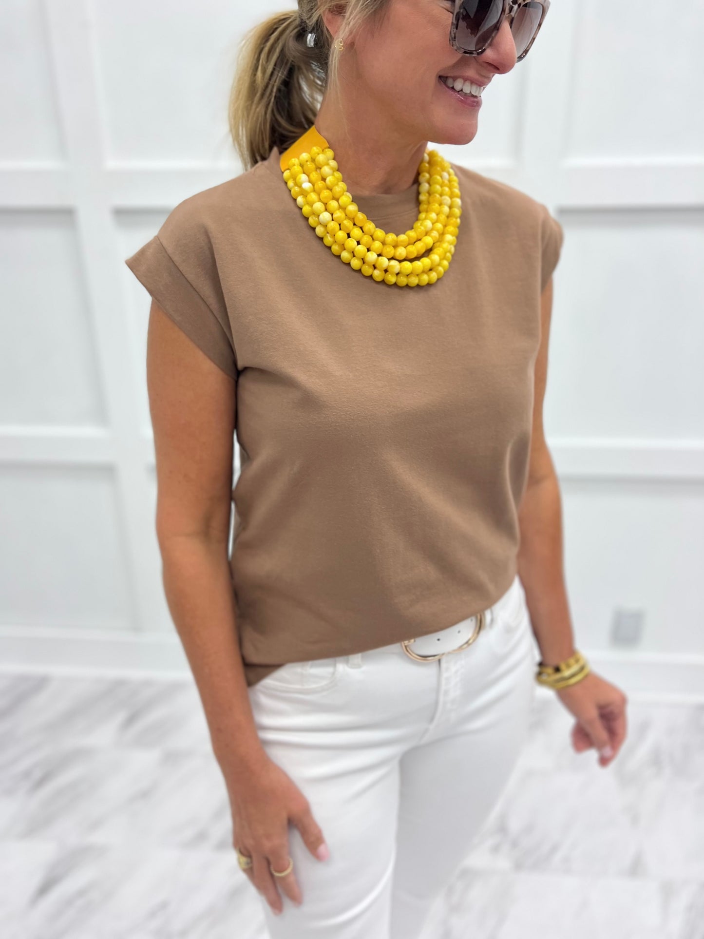 Kayden Solid Top (Mocha)