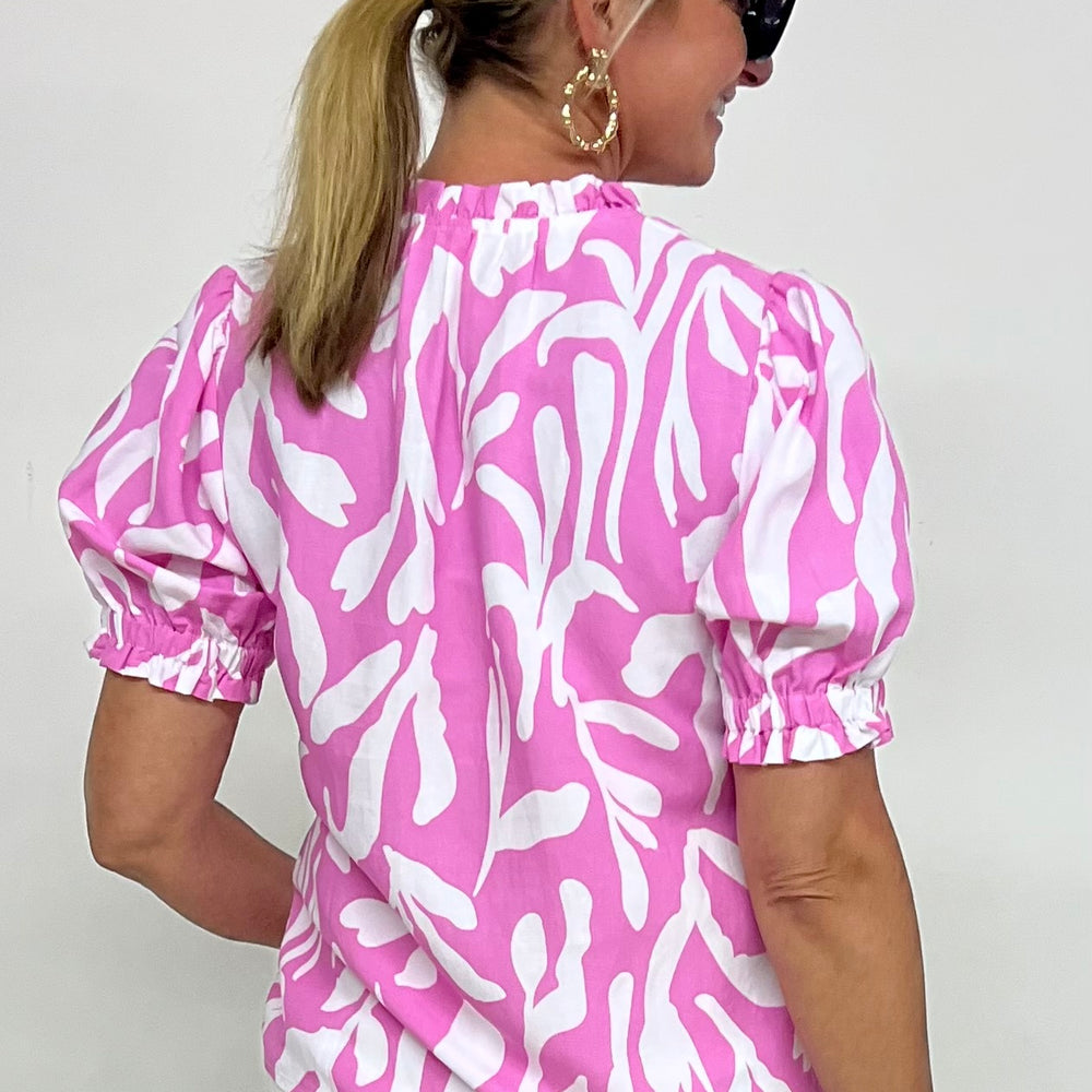 
                  
                    Gemini Pink Print Top
                  
                