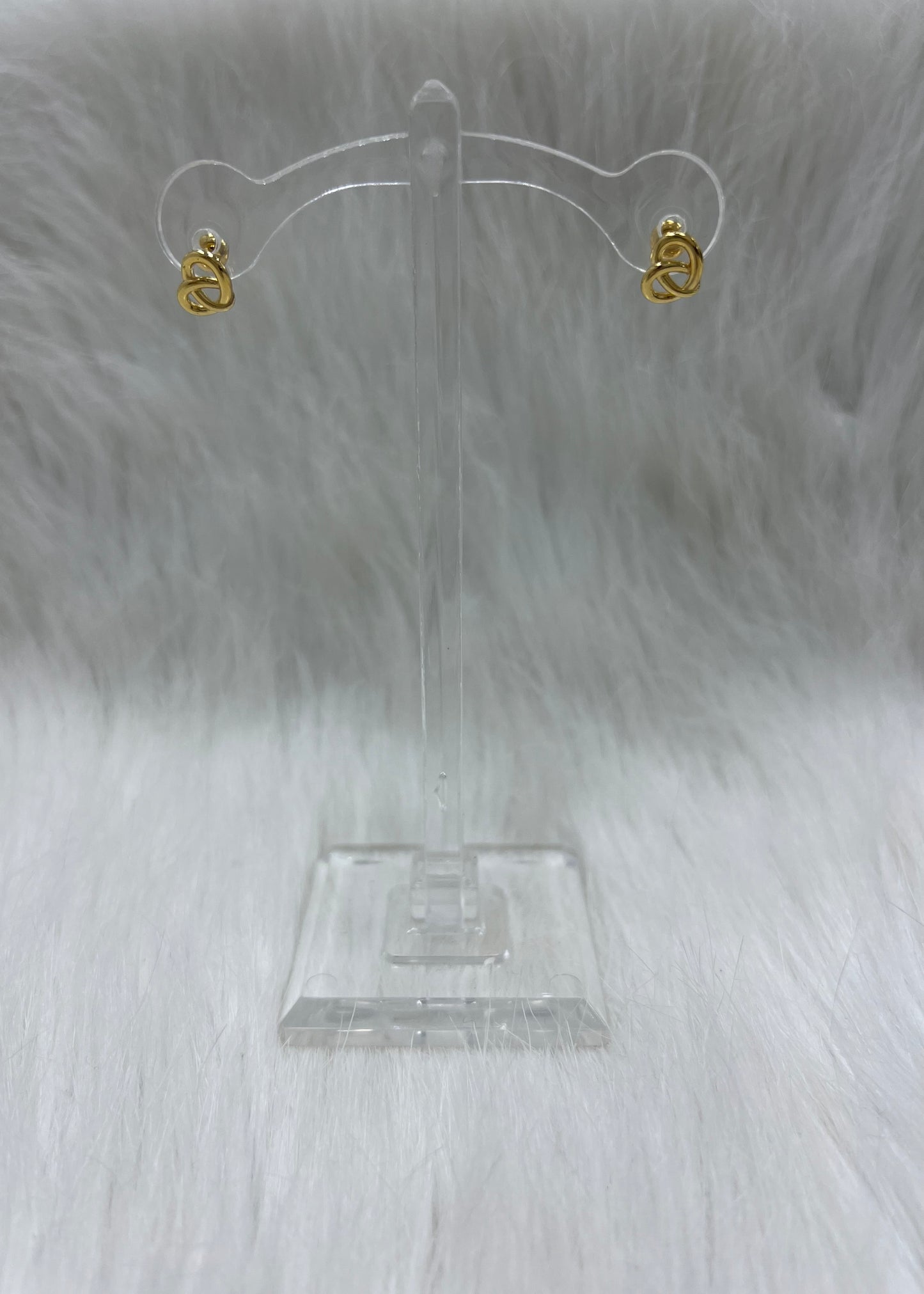 Forever Knot Stud Earrings