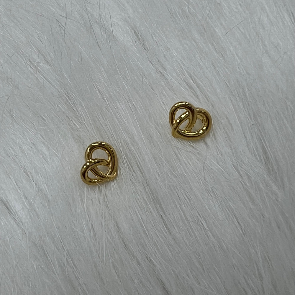 Forever Knot Stud Earrings