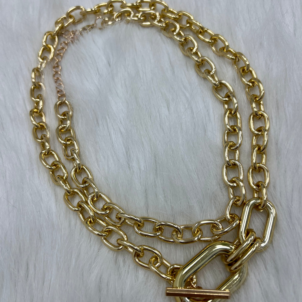 Rowe Link + Toggle Necklace Set