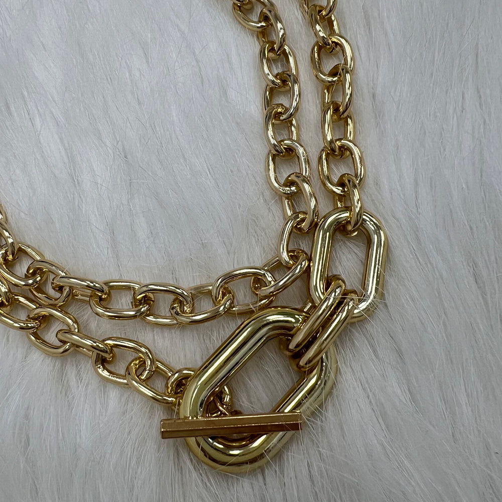 Rowe Link + Toggle Necklace Set