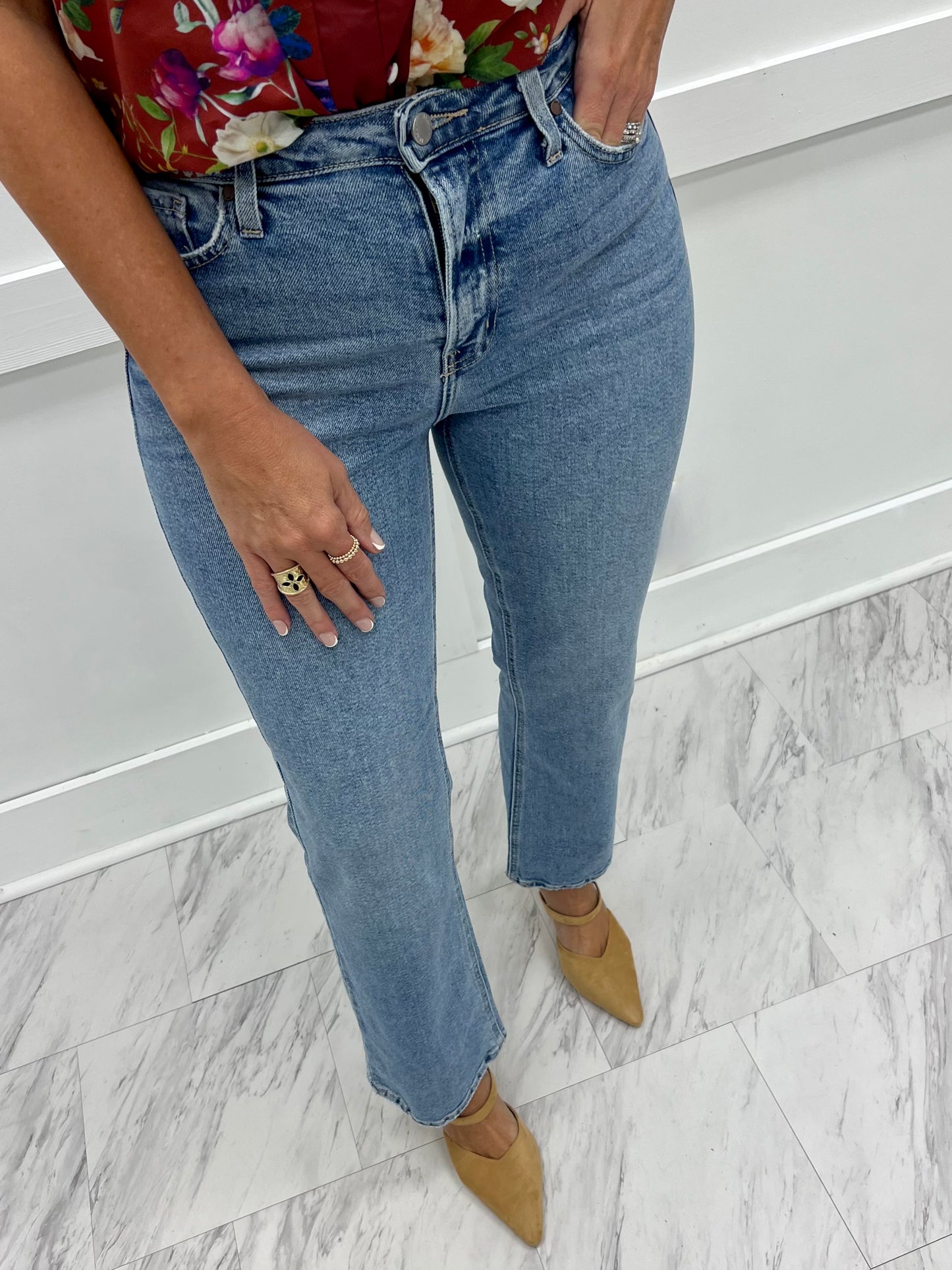 California Cropped Denim