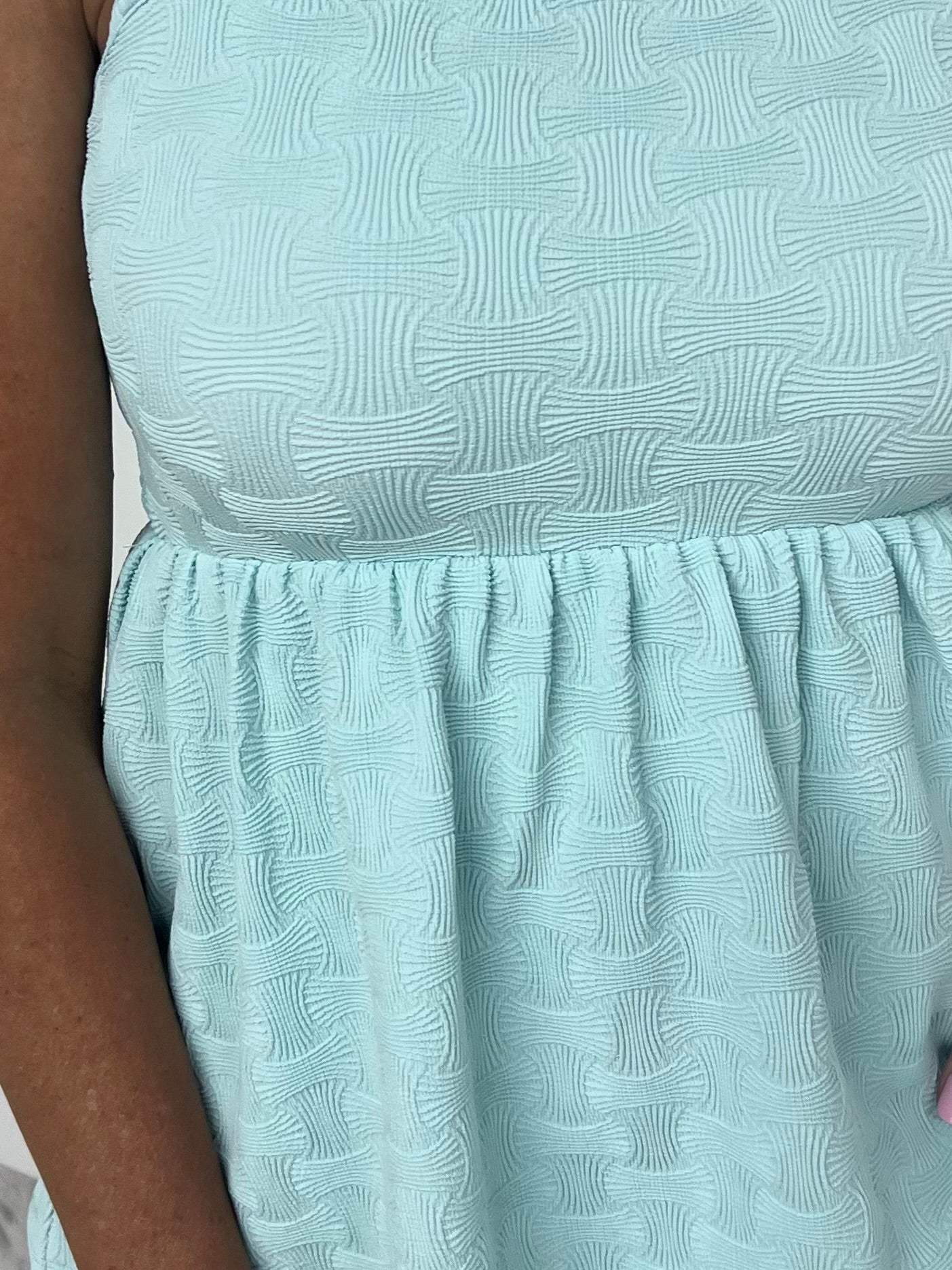 Teely Textured Tank Top (Mint)