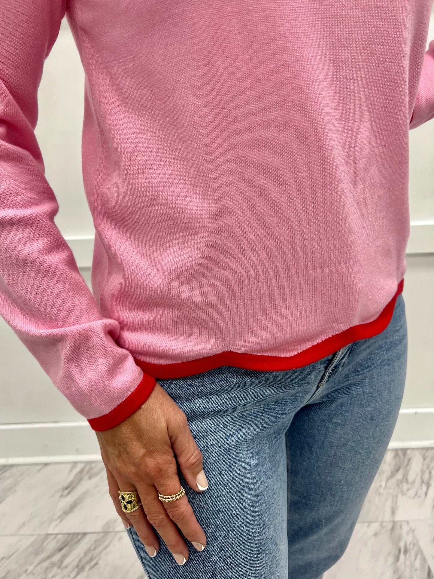 Blushing Heart Sweater