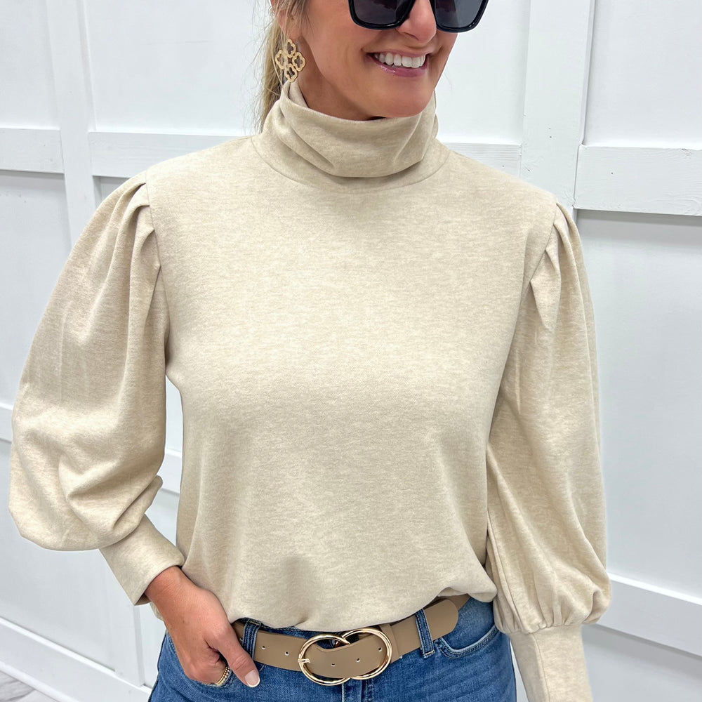
                  
                    Kaia Beige Long Sleeve Top
                  
                