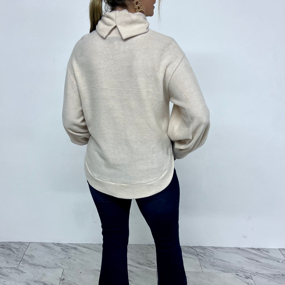 
                  
                    Isabell Ivory Turtleneck Top-FINAL SALE
                  
                