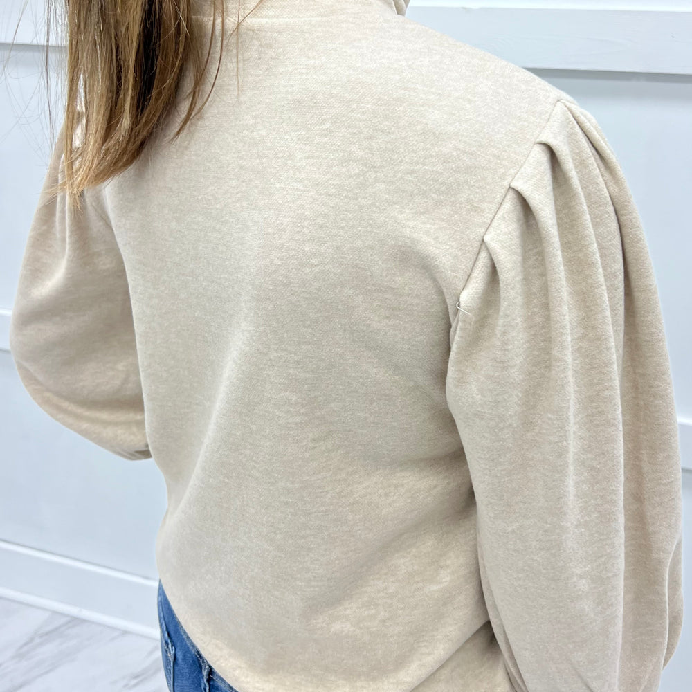 
                  
                    Kaia Beige Long Sleeve Top
                  
                