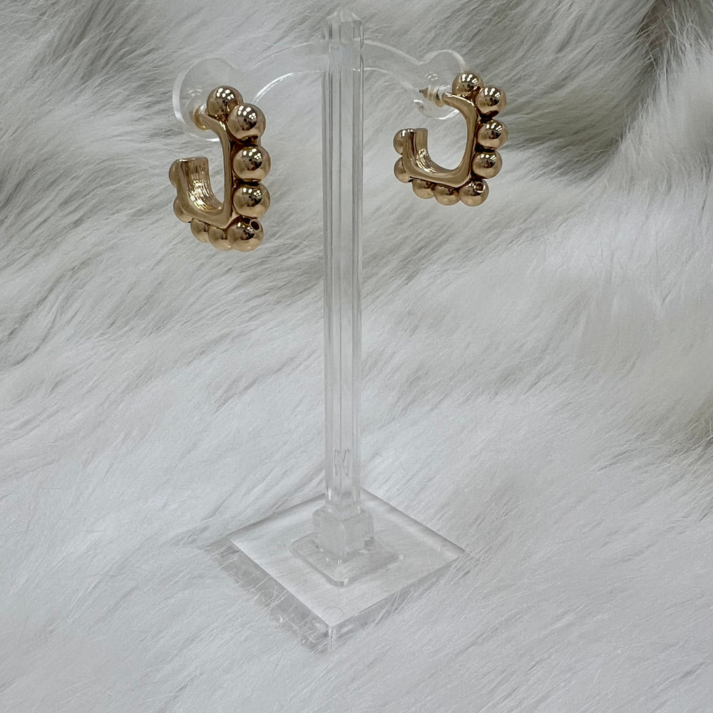 Sofia Square Hoop Earrings