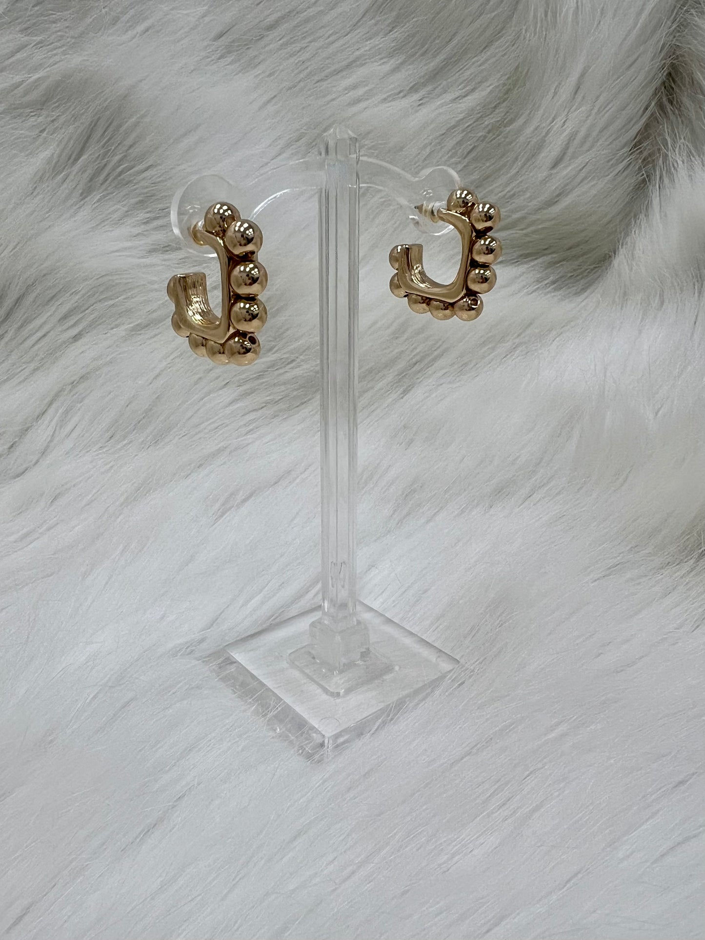 Sofia Square Hoop Earrings