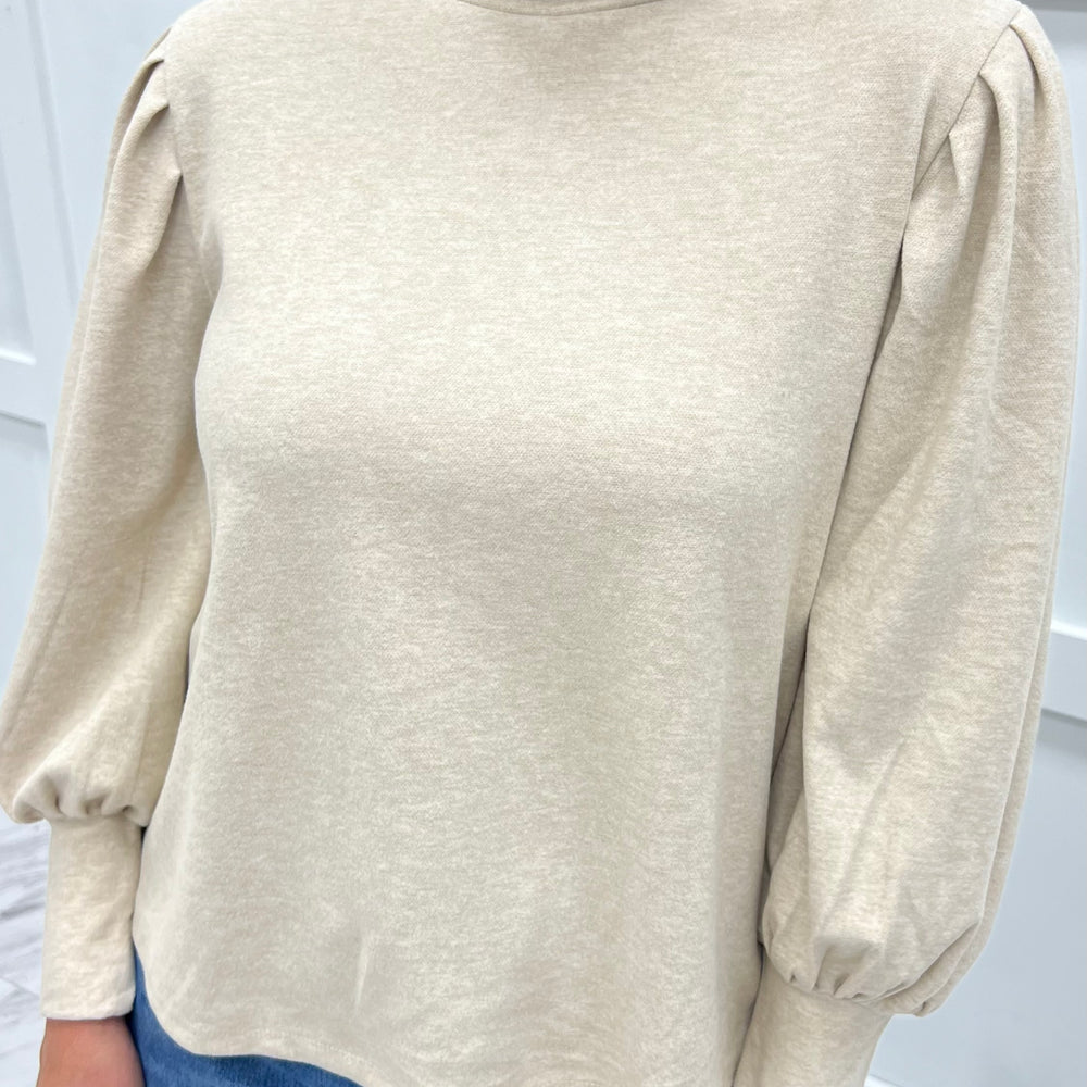 
                  
                    Kaia Beige Long Sleeve Top
                  
                