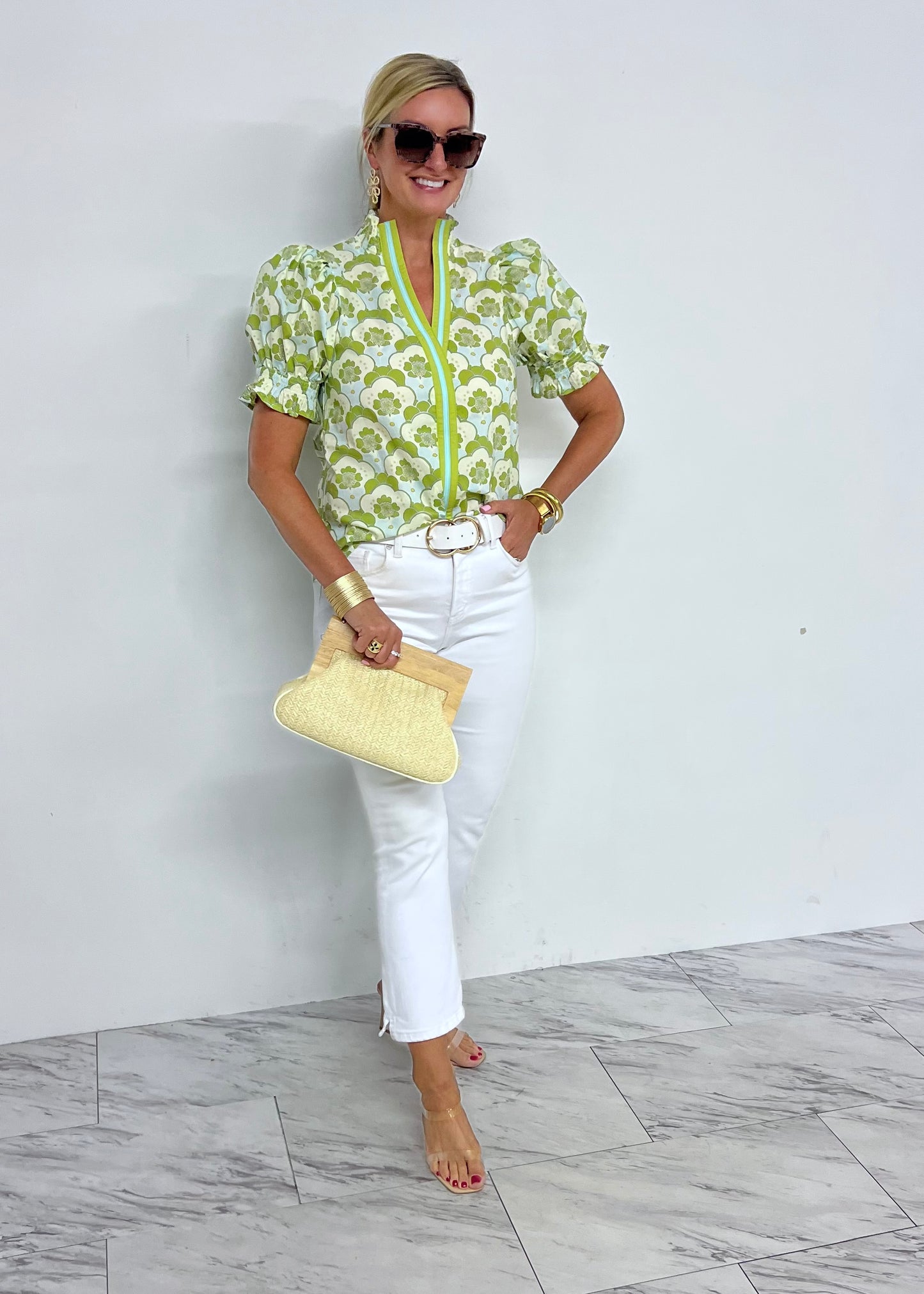 Serena Print Top