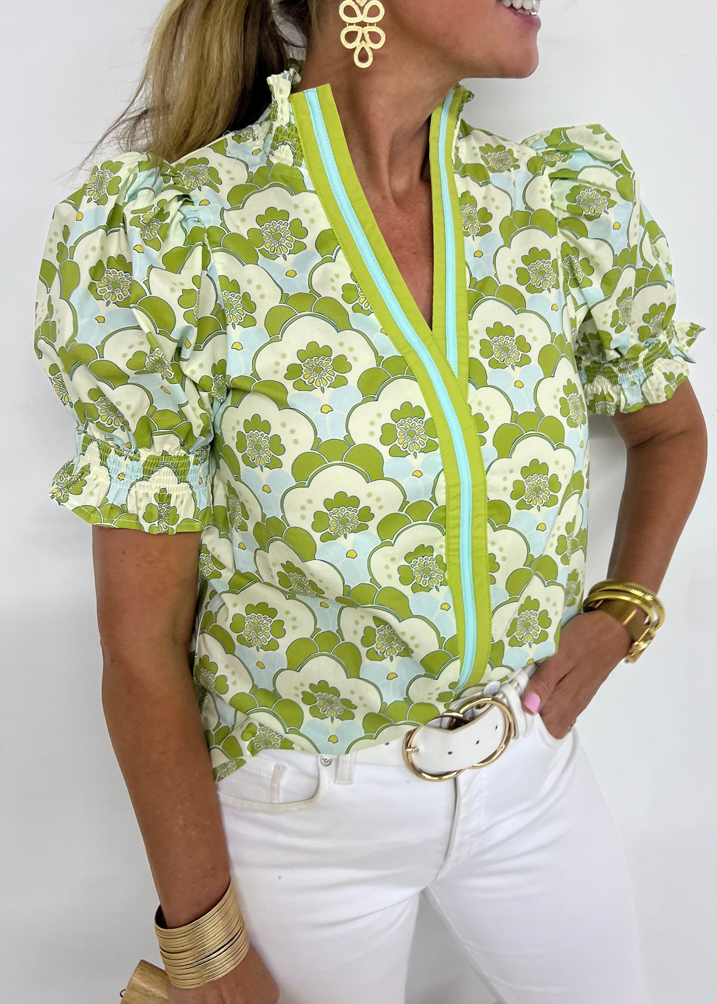 Serena Print Top