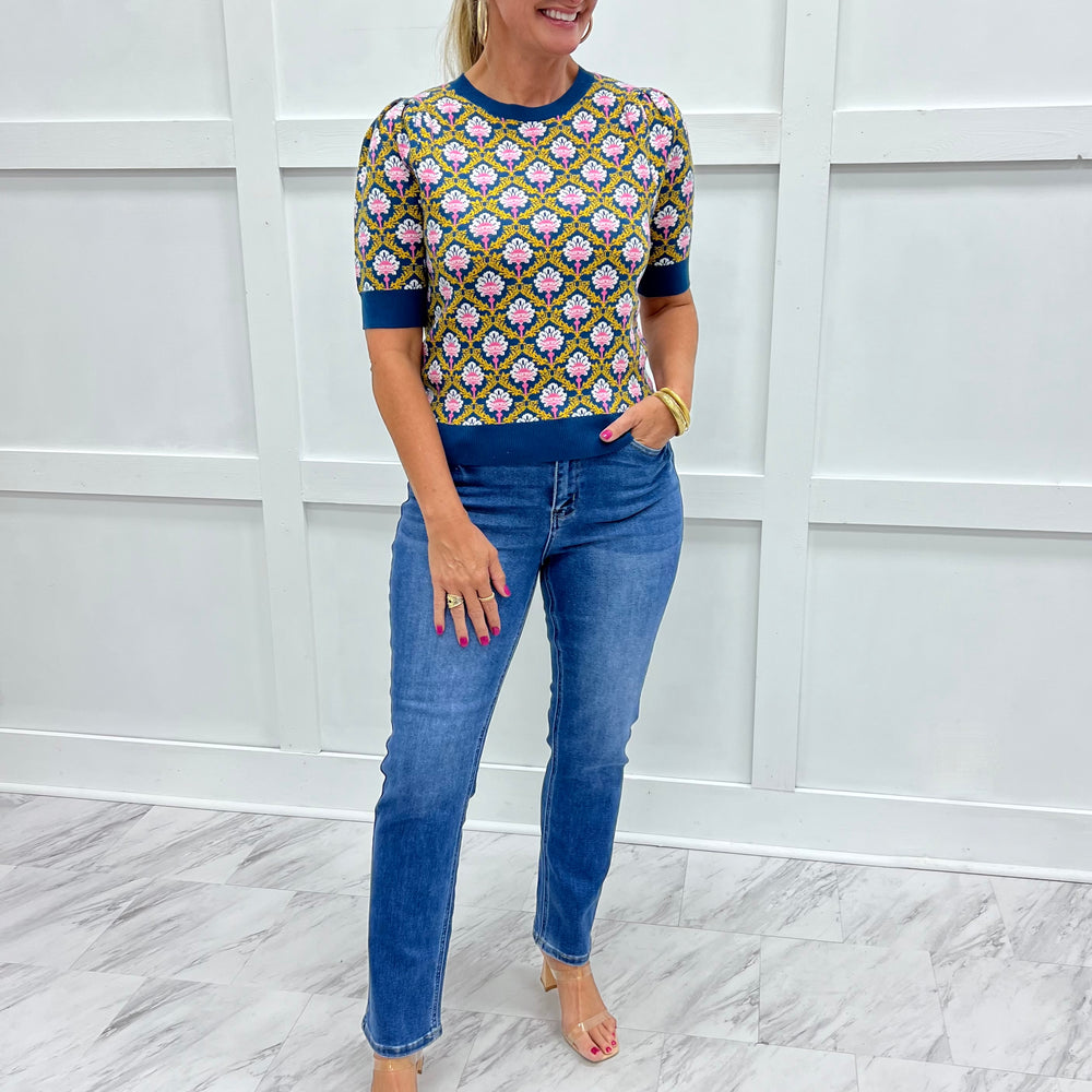 
                  
                    Reese Pattern Sweater
                  
                