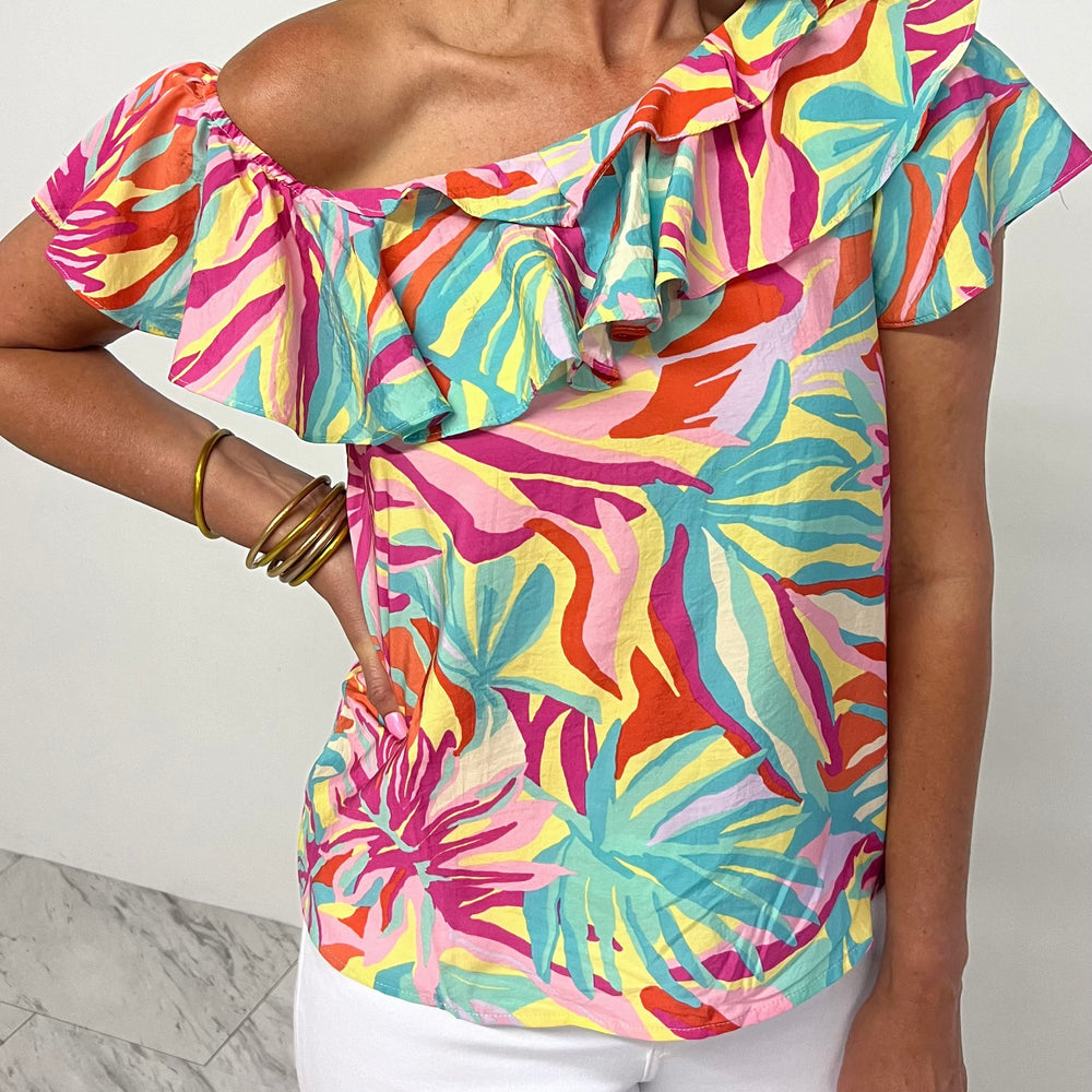 
                      
                        Isle Of Palms Single Shoulder Top - FINAL SALE
                      
                    