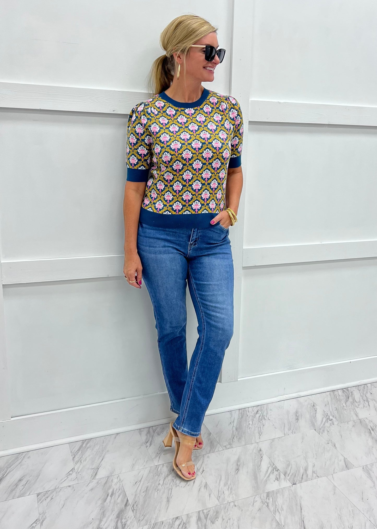 Reese Pattern Sweater