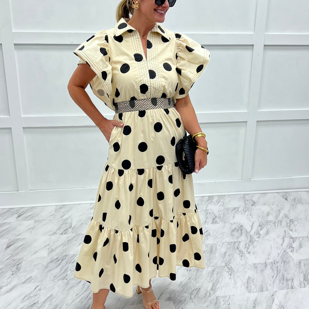 Posh Polka Dot Dress