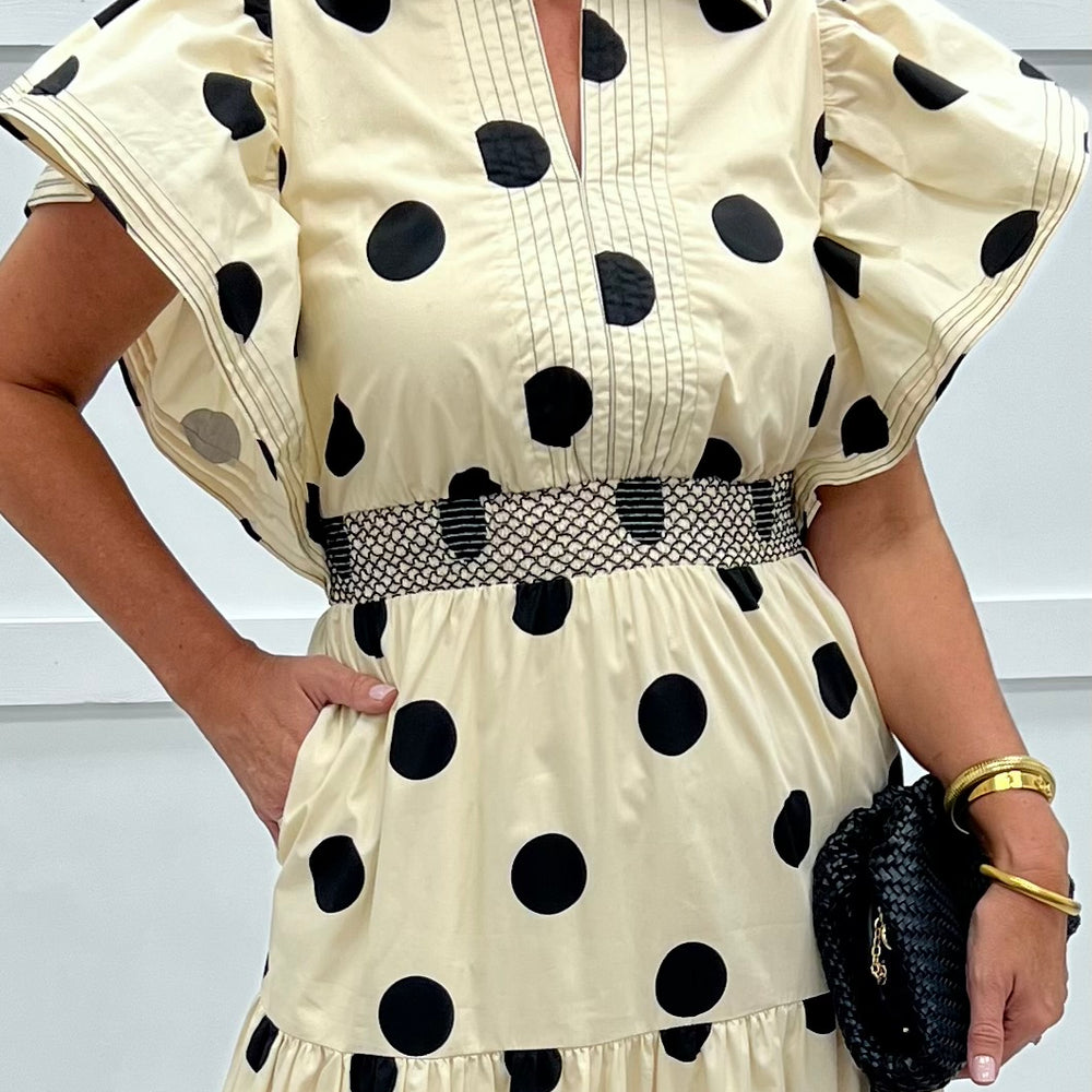 
                  
                    Posh Polka Dot Dress
                  
                