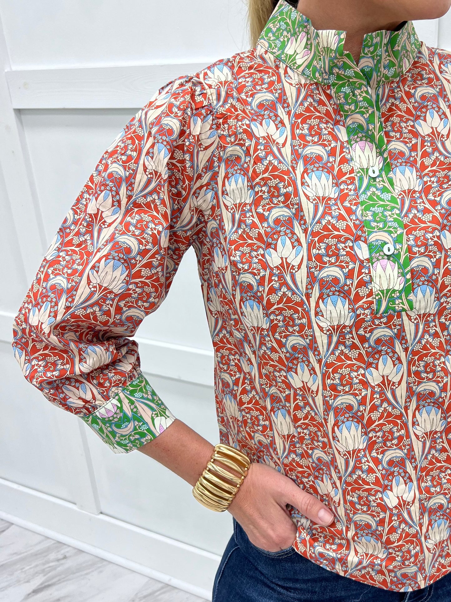 Daydreamer Mix Print Top