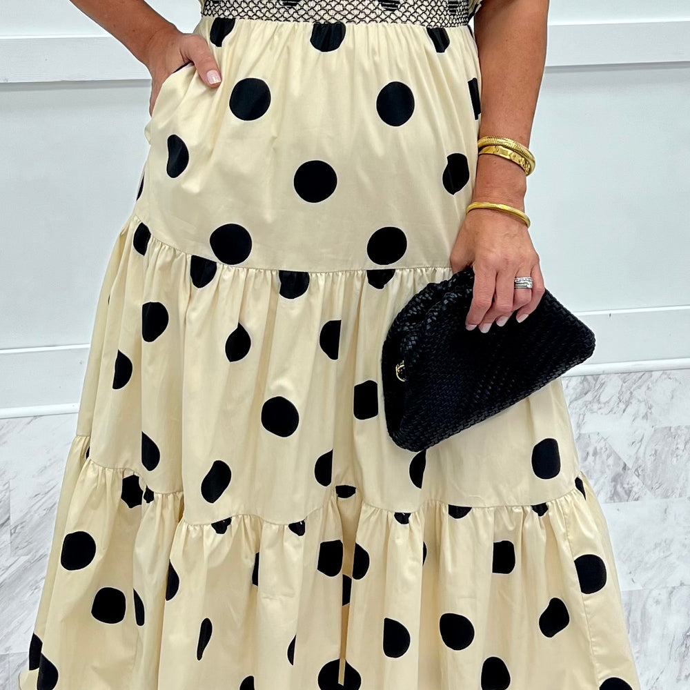 Posh Polka Dot Dress