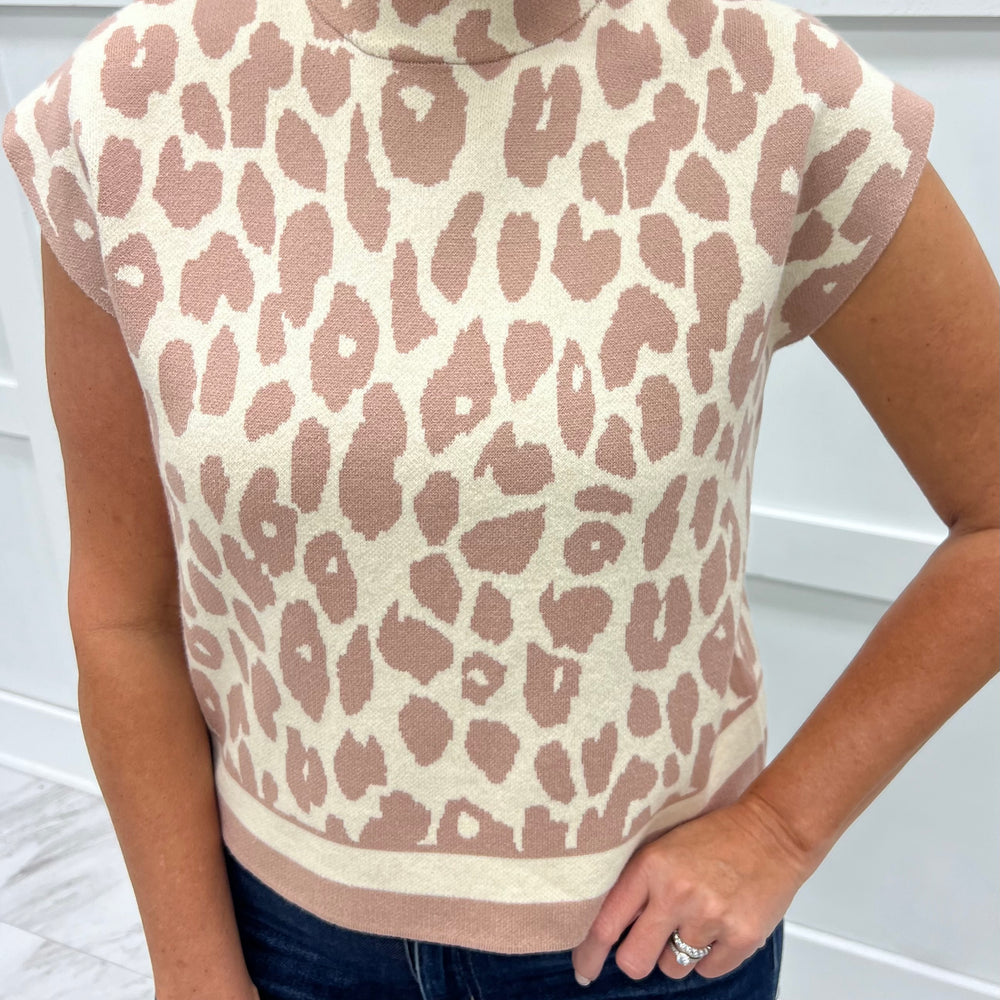 
                  
                    Wild Taupe Leopard Sweater
                  
                