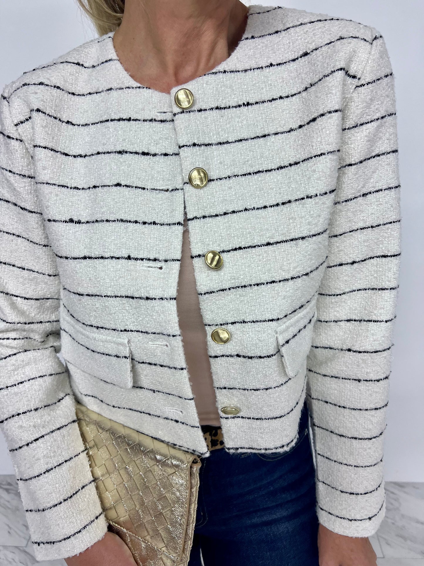 Sorrento Stripe Tweed Jacket