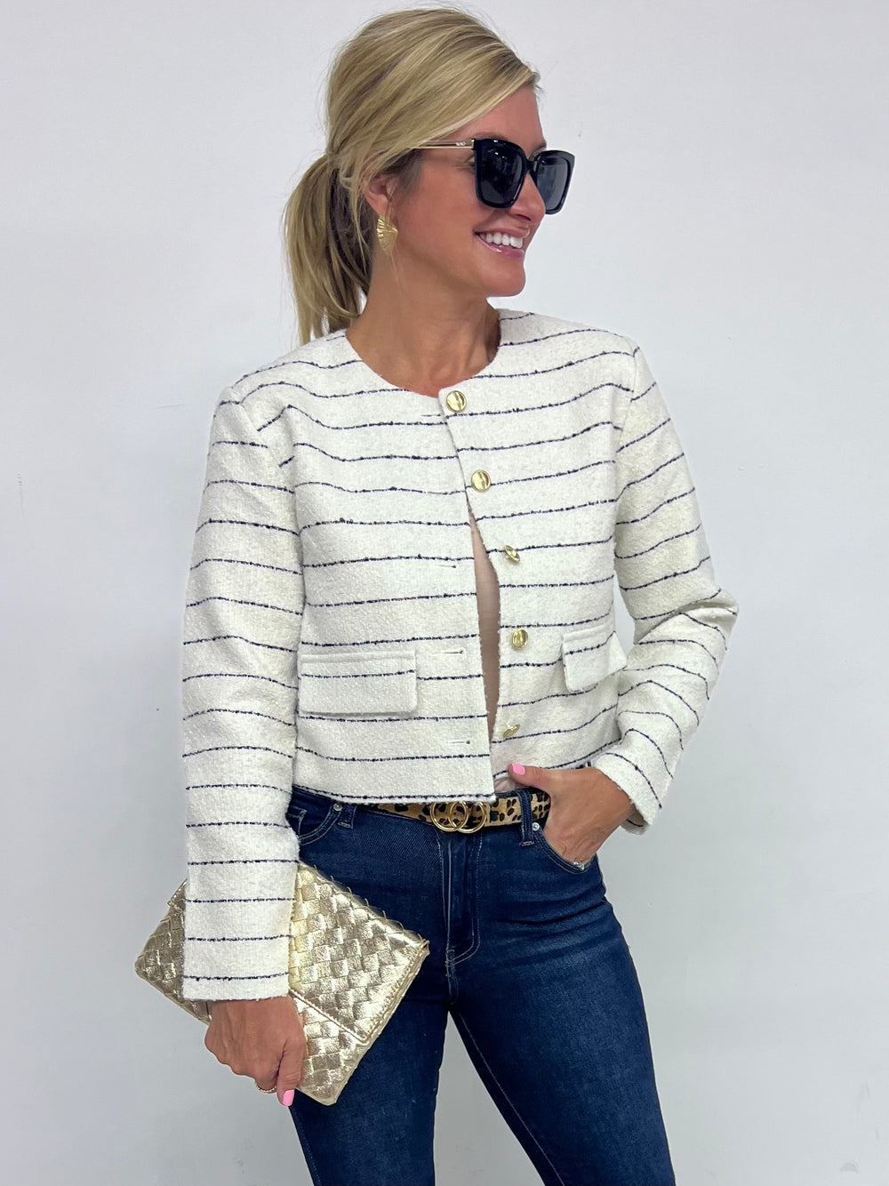 Sorrento Stripe Tweed Jacket