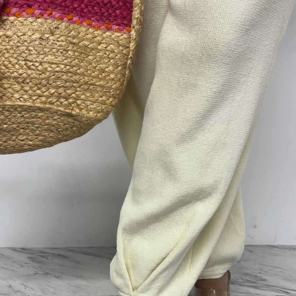 
                  
                    Priscilla Knit Jogger Pants (Creme) - FINAL SALE
                  
                