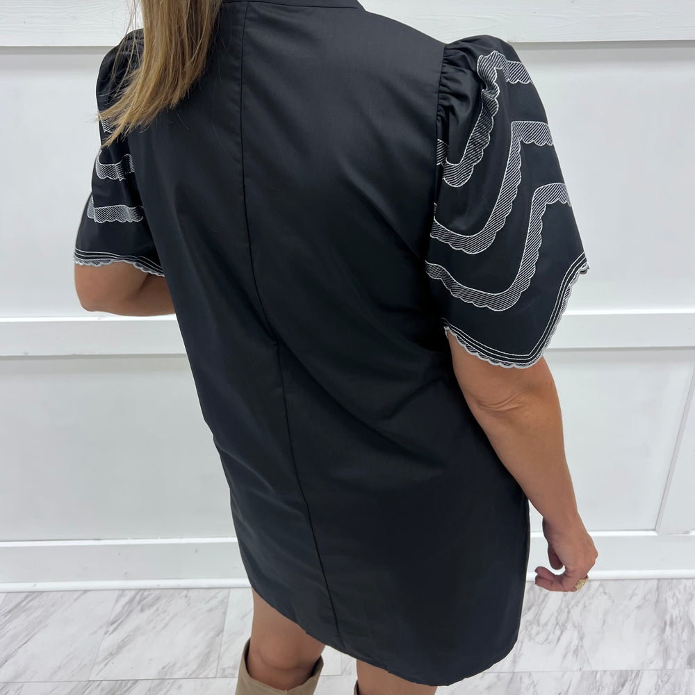 
                  
                    Sweet Talk Black Embroidered Dress
                  
                